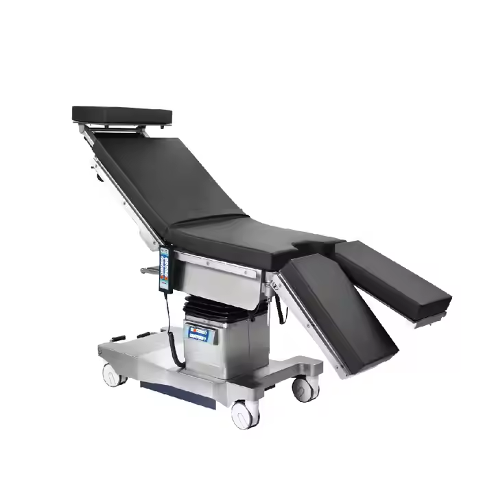 312-Popular Model Electric Surgical Table 304 Stainless Steel Operating Bed with Hydraulic Power Source.jpg